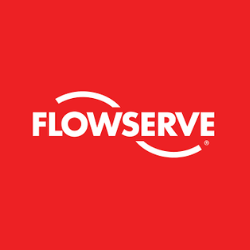 Flowserve logo – global manufacturer of flow control products including Worcester and Norbro valves supplied by T Brighton Valves.